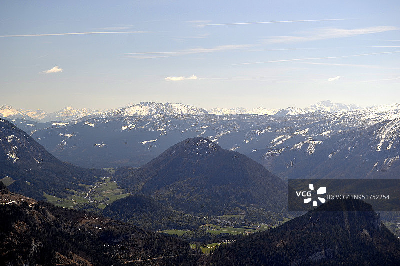 春季的霍克斯瓦布山脉图片素材