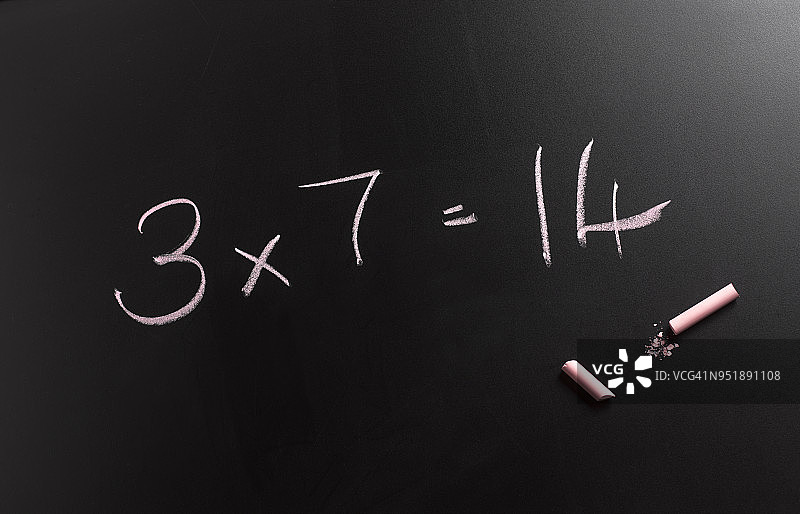 教师黑板上的数学错误图片素材