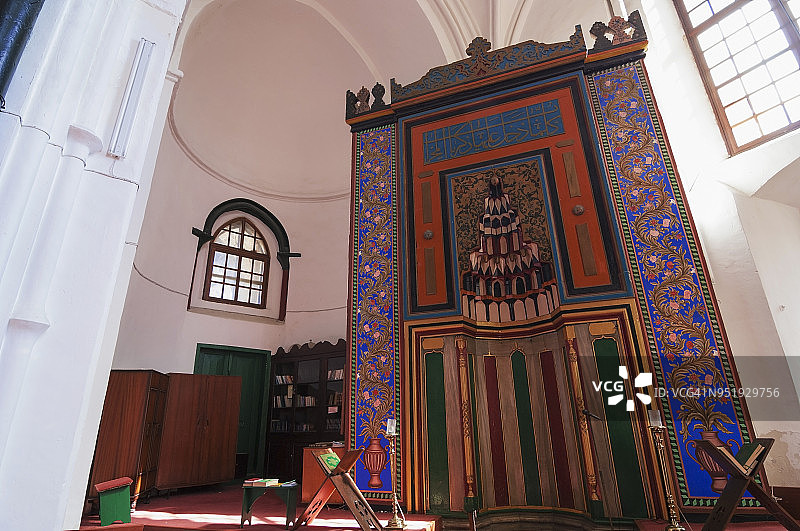 塞浦路斯尼科西亚的土耳其清真寺图片素材