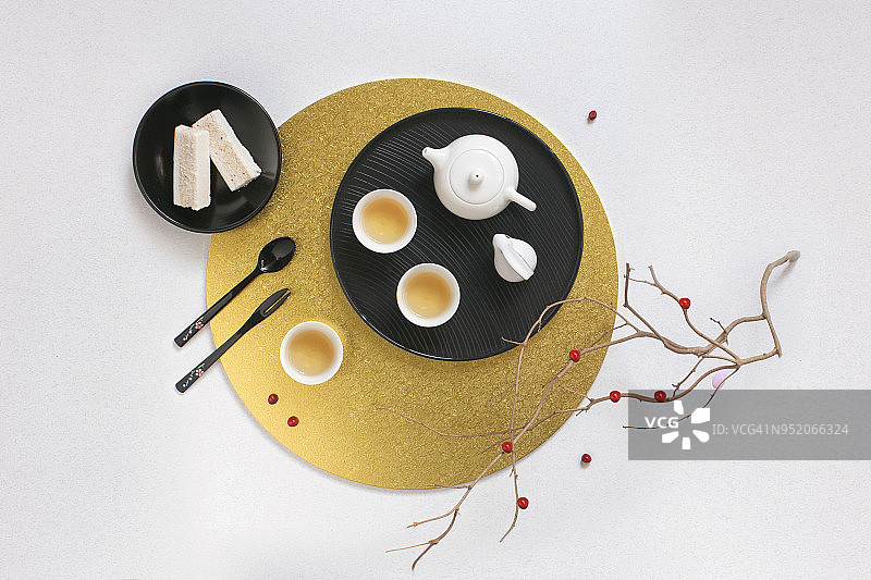 东亚下午茶歇静物图片图片素材