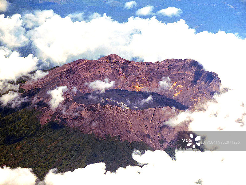 劳昂火山图片素材