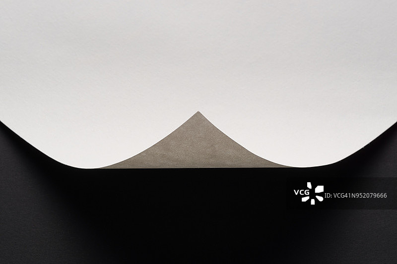 纸张页面角曲线图片素材