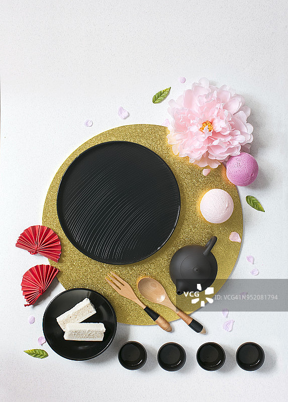 东亚下午茶歇静物图片图片素材