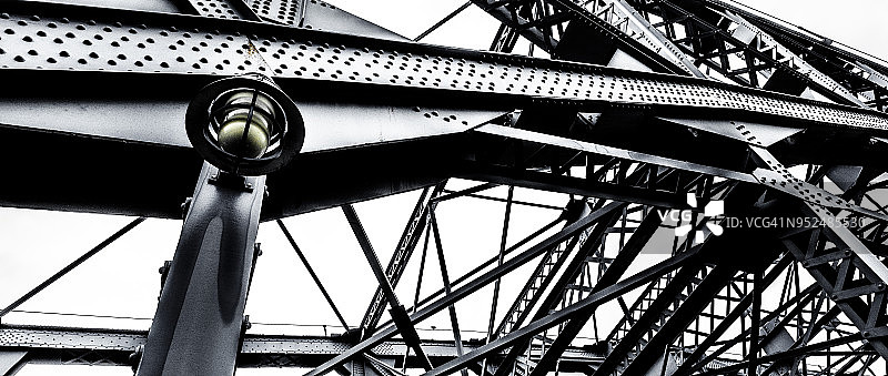 城市桥梁的细节图片素材