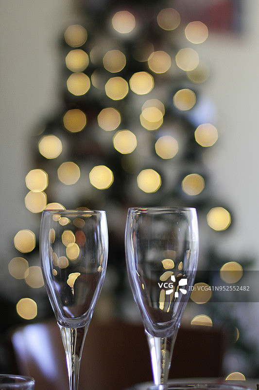 香槟酒杯特写图片素材