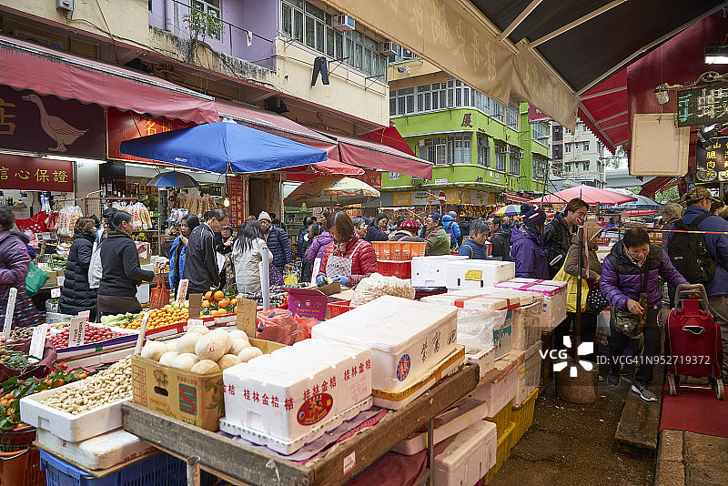 中国香港旺角女人街图片素材