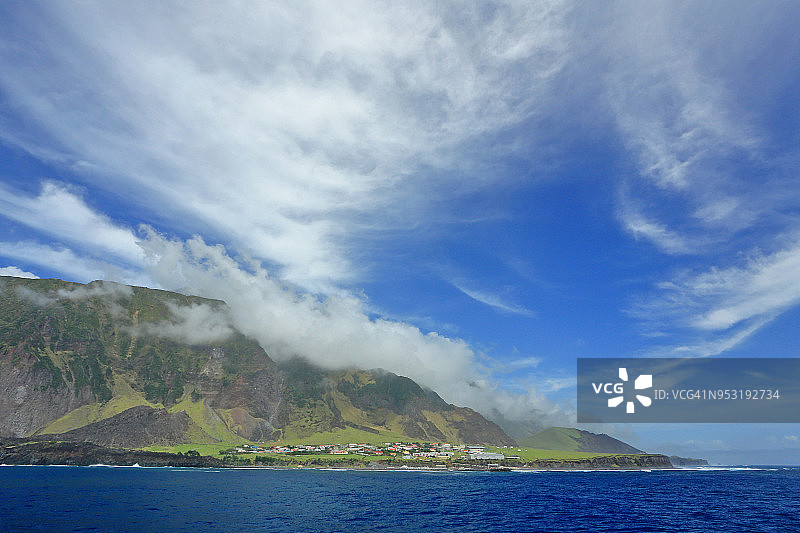 南大西洋特里斯坦-达库尼亚的七海爱丁堡图片素材