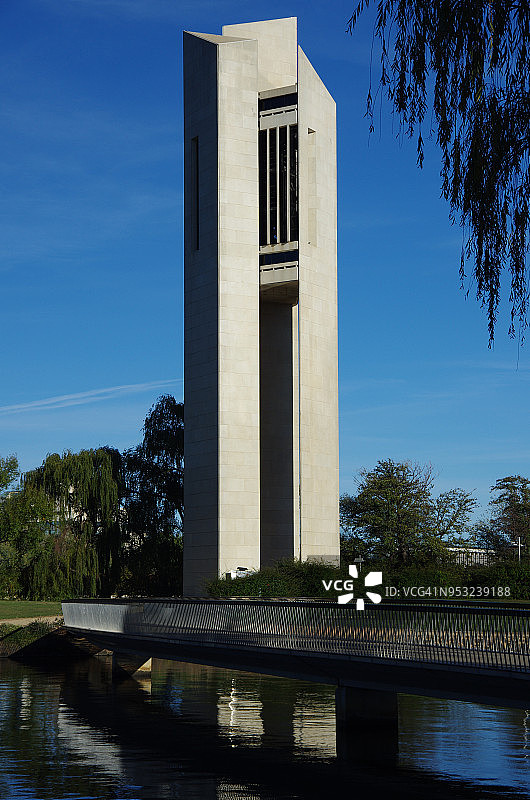 澳大利亚堪培拉阿斯彭岛国家钟琴图片素材