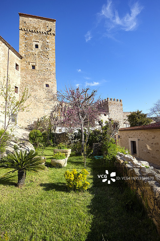 西班牙特鲁希略地标建筑图片素材