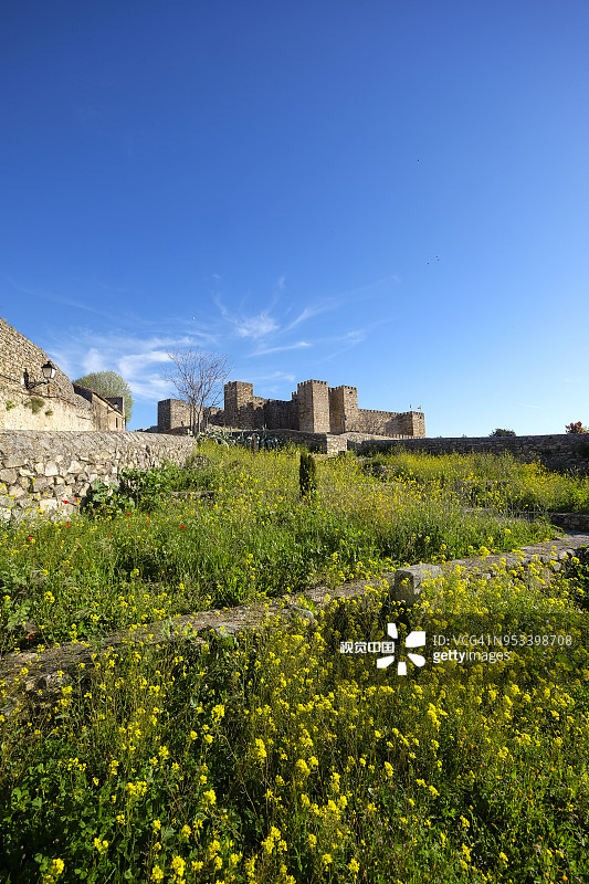 西班牙特鲁希略城堡图片素材