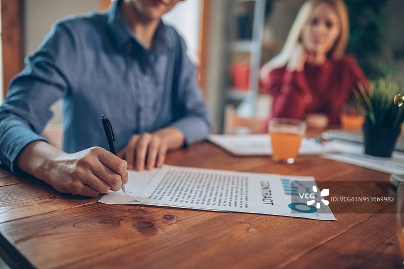 签署合同图片素材