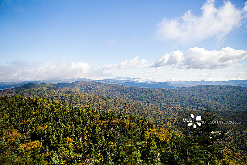 从山顶俯瞰图片素材
