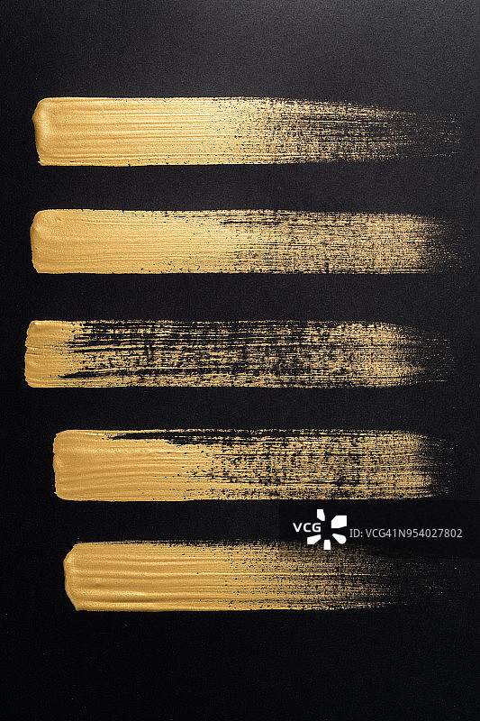 金色笔直笔触图片素材