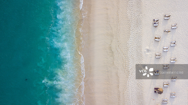 海滩航拍景观图片素材