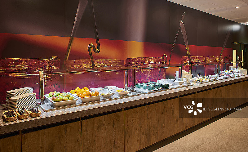 莫斯科酒店的早餐自助餐图片素材