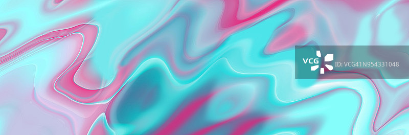 彩色潮流动态全息波浪图片素材