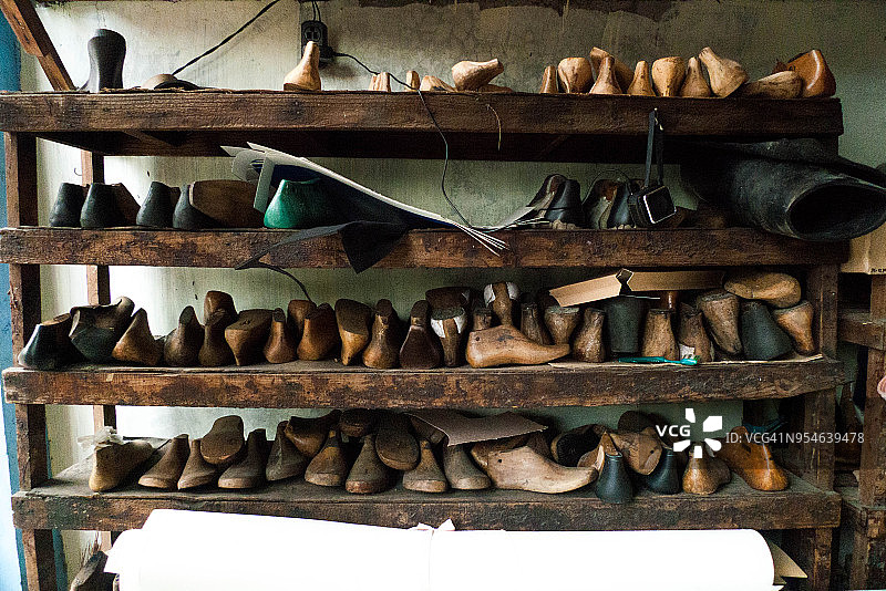 制鞋工具与鞋店图片素材
