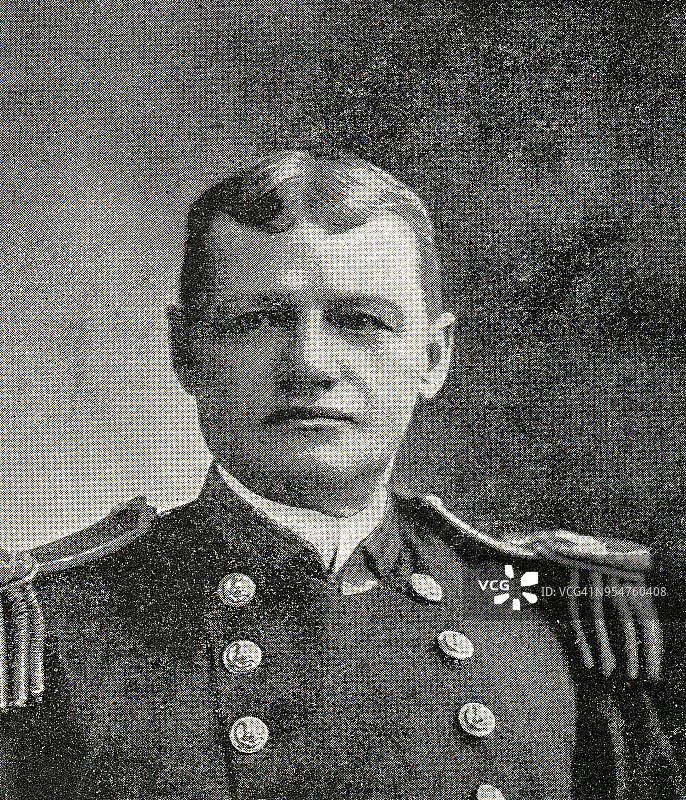 罗布利·邓格里森·埃文斯 - 美国内战和美西战争中的海军上将图片素材