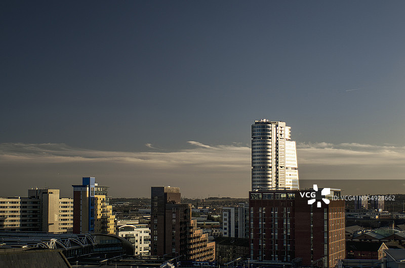 利兹天际线图片素材