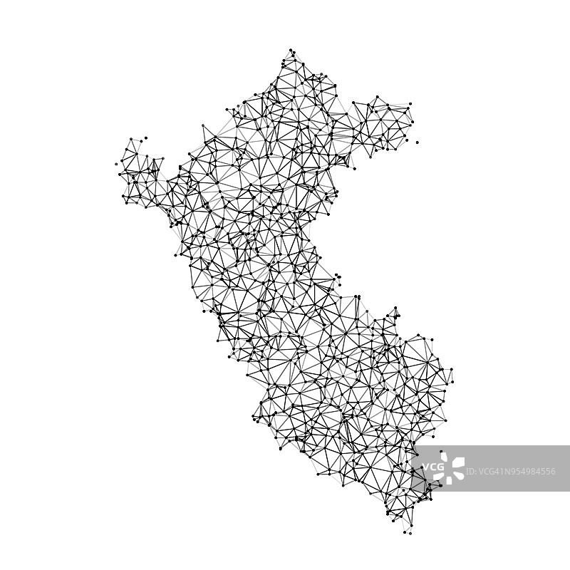 秘鲁地图黑白网络图片素材