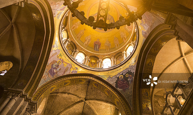 圣墓教堂的天花板图片素材