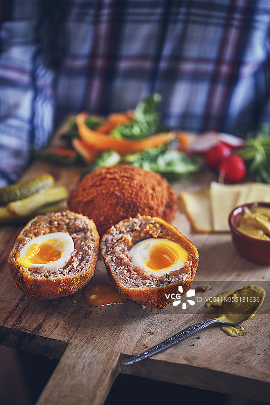 自制英式苏格兰蛋图片素材