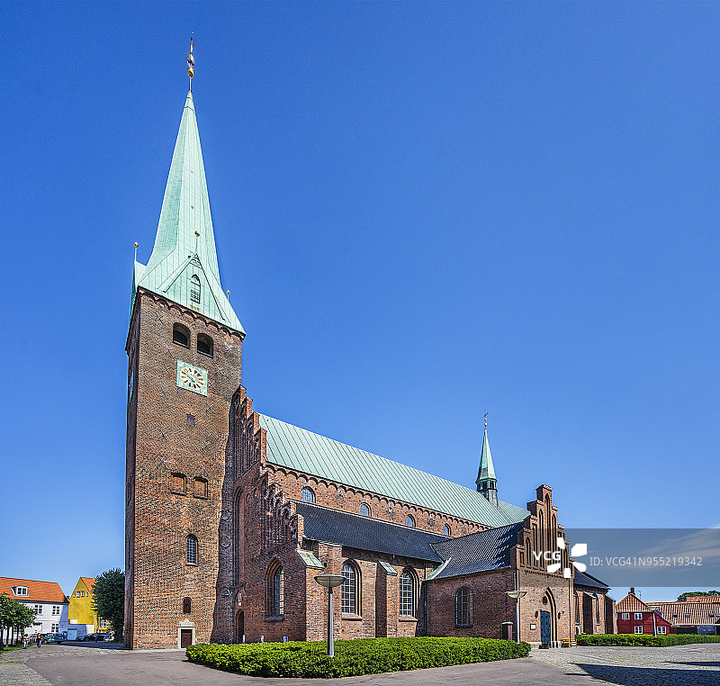 圣奥拉夫教堂，赫尔辛格主教座堂，西兰岛，丹麦图片素材