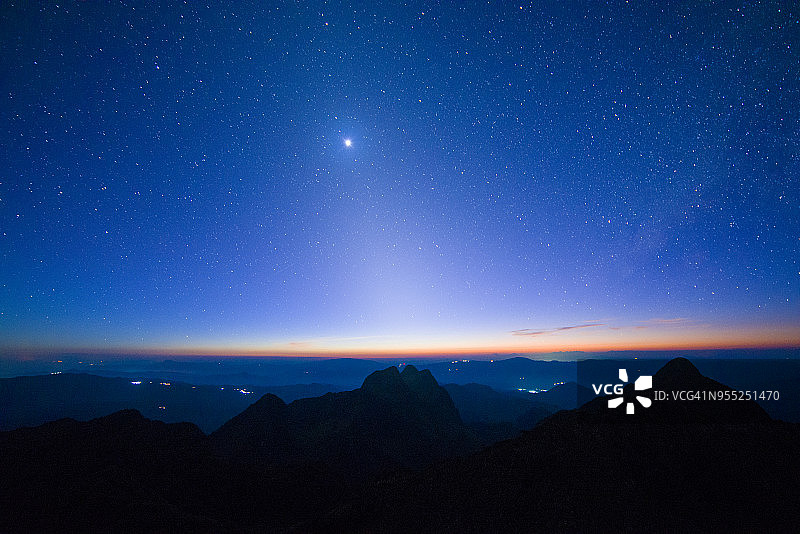 黄道天文学景观图片素材