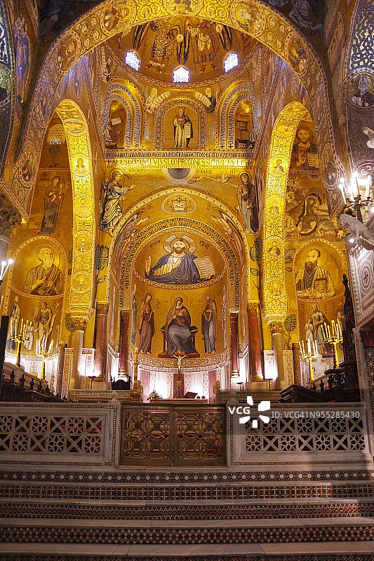 意大利巴勒莫的帕拉蒂尼礼拜堂图片素材