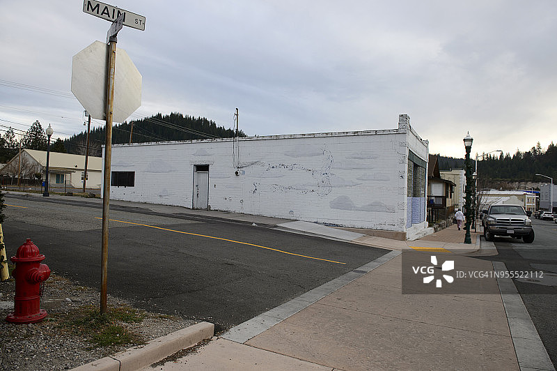 美国加利福尼亚州威德镇主街图片素材
