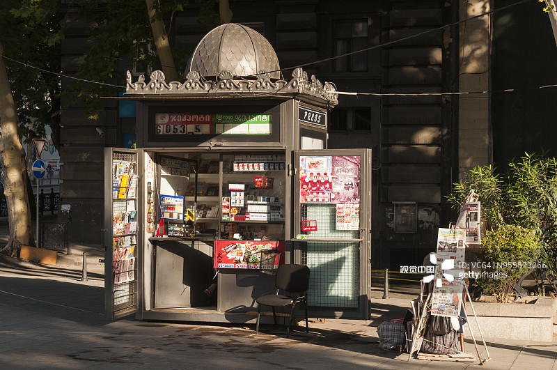 第比利斯报摊图片素材