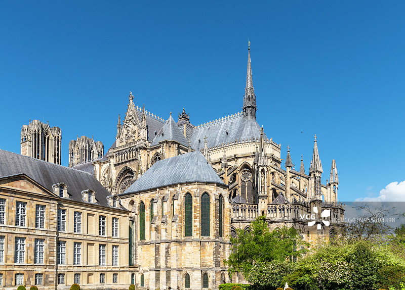 法国兰斯大教堂图片素材