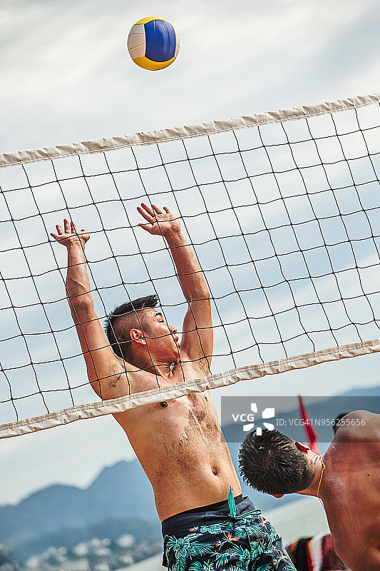 沙滩排球图片素材