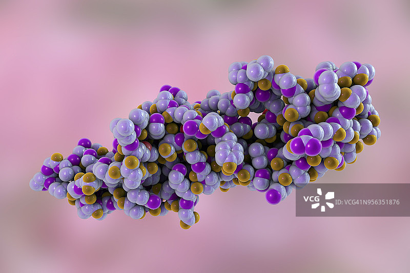 绒毛膜促性腺激素分子图图片素材