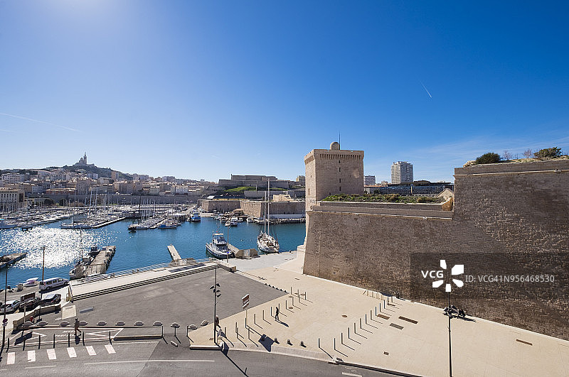 马赛港图片素材