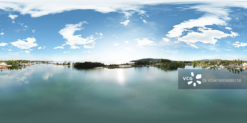 360°沉浸式场景：越南富国岛Cua Can区域图片素材