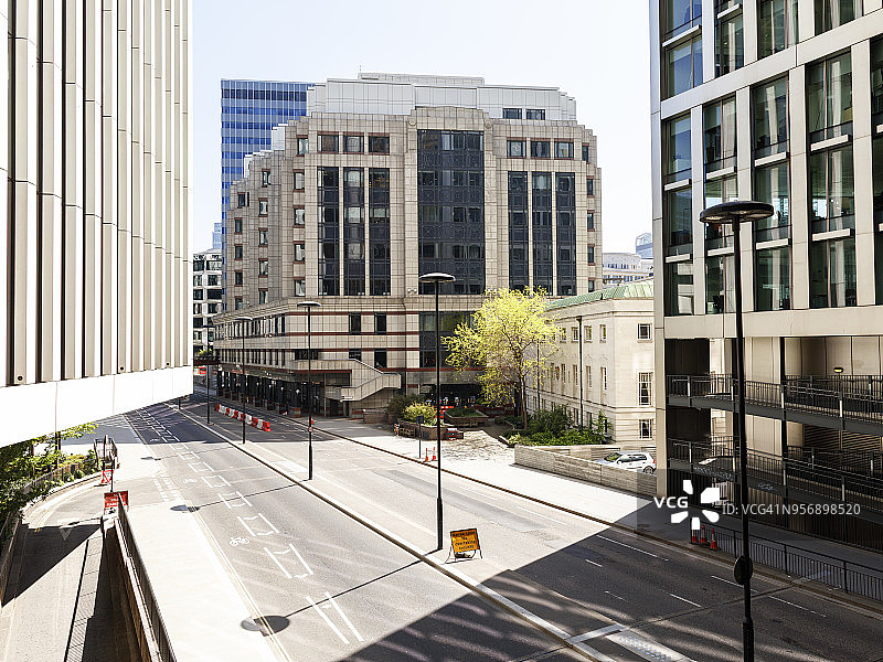 伦敦金融中心城市道路图片素材
