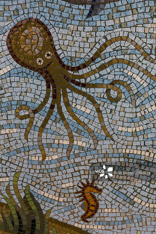 塞浦路斯凯科斯修道院的马赛克图片素材