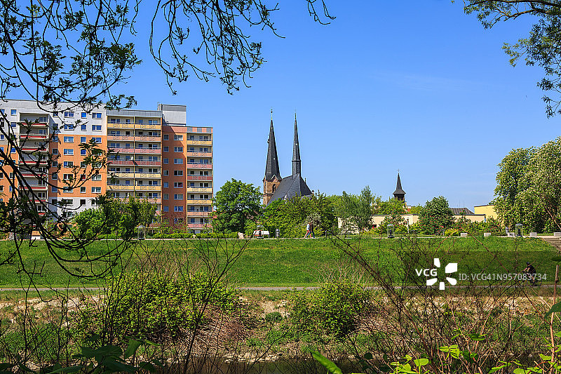 茨维考天际线（萨克森州，德国）图片素材