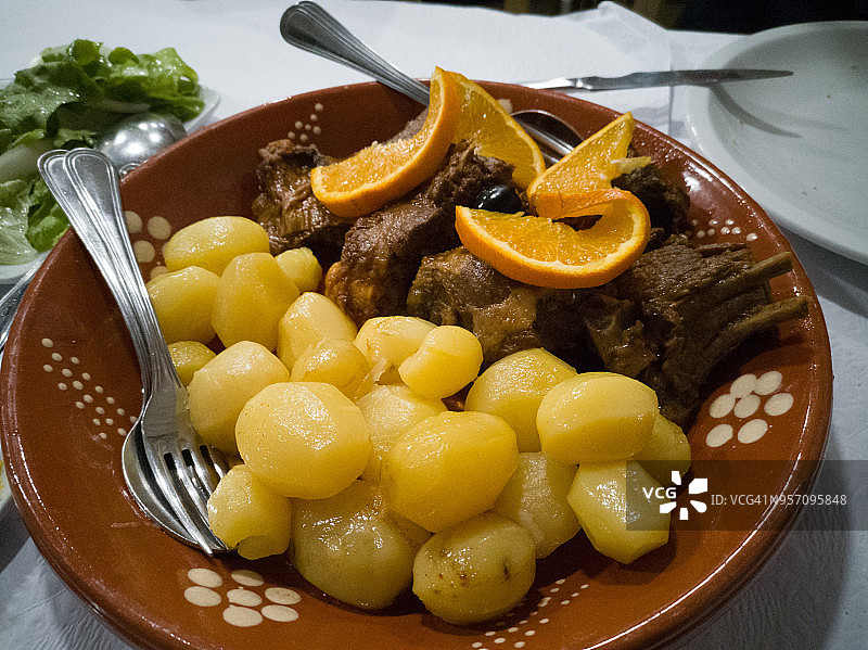 胡萝卜土豆炖羊肉图片素材