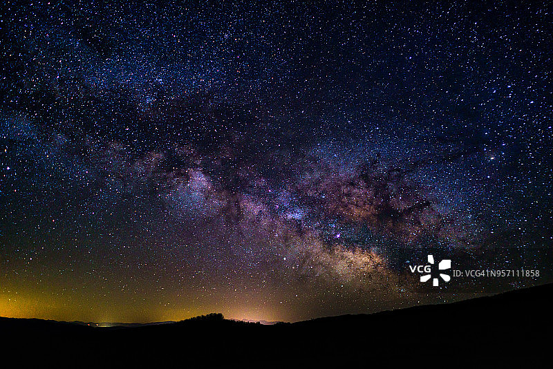 银河系天文景观图片素材