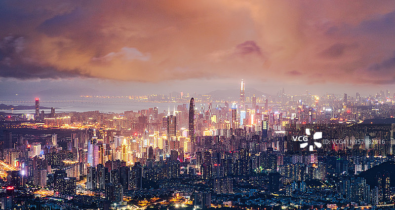 深圳市中心城区图片素材