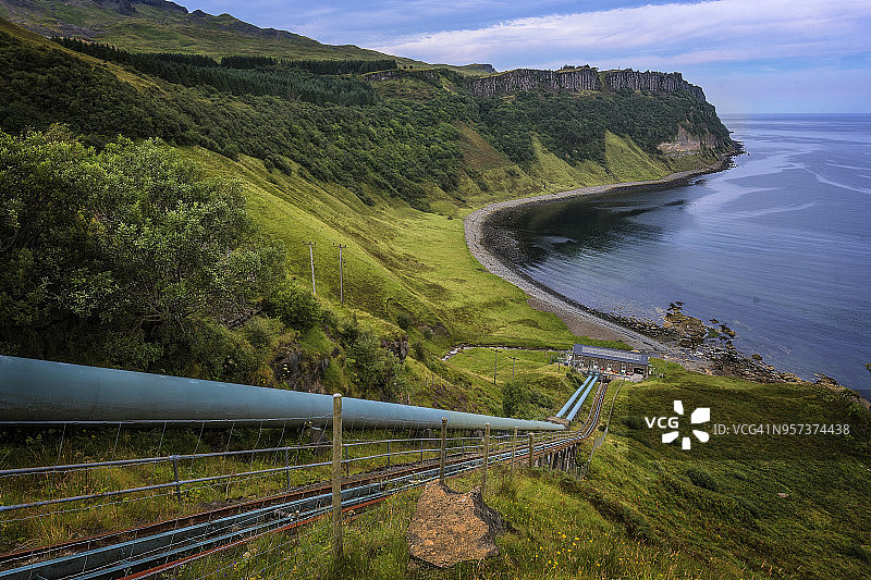 斯凯岛水力铁路图片素材
