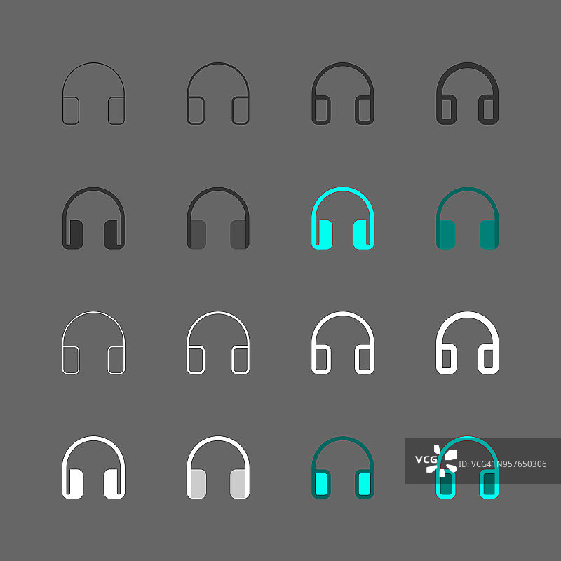 耳机图标-多系列图片素材