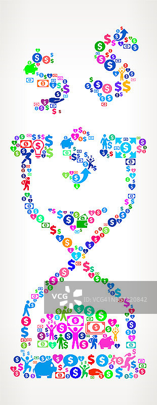 时间就是金钱，金钱矢量图标图案图片素材