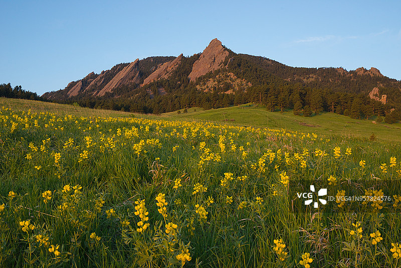 科罗拉多州博尔德的肖托夸公园图片素材