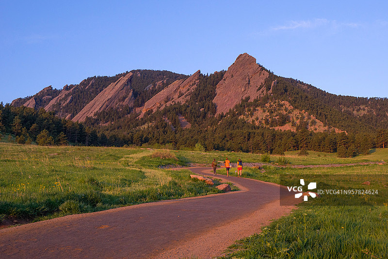 科罗拉多州博尔德的肖托夸公园图片素材