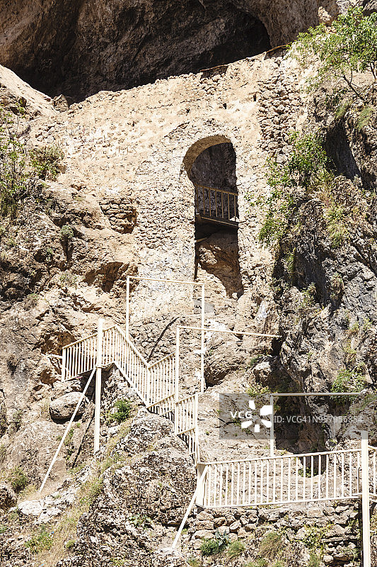 拉班贝亚洞穴修道院图片素材