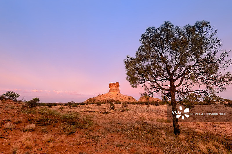 澳大利亚北部领地钱伯斯石柱历史保护区图片素材