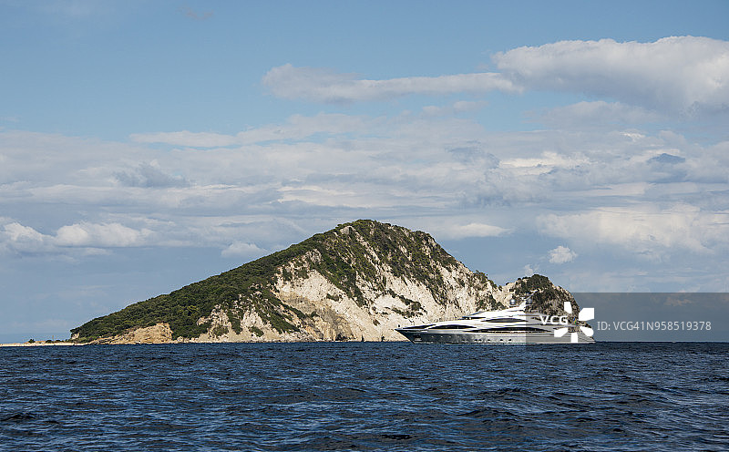 马拉索尼西岛，希腊扎金索斯图片素材